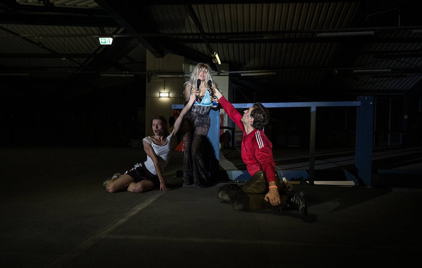 venus, engel & die nacht · Parkhaus Oberfrankenhalle Bayreuth