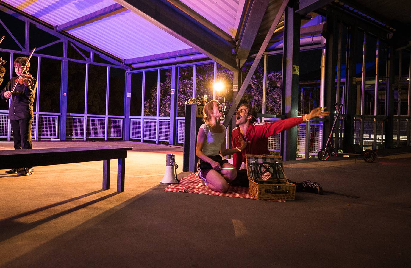 venus, engel & die nacht · Parkhaus Oberfrankenhalle Bayreuth